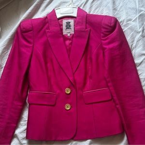 Juicy Couture Fuchsia Blazer with Gold Accents